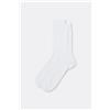 Calzedonia Calze Corte Con Filo Di Scozia Uomo Bianco