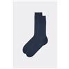Calzedonia Calze Corte Con Filo Di Scozia Uomo Blu