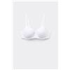 Tezenis Reggiseno Balconcino Microfibra Riciclata Full Coverage Prague Donna Bianco
