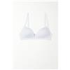 Tezenis Reggiseno Triangolo Leggermente Imbottito Cotone Organico London Donna Bianco
