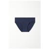 Tezenis Slip Senza Cuciture In Cotone Organico Donna Blu