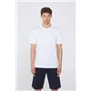 Tezenis T-shirt Basic Uomo In Cotone Uomo Bianco