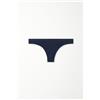 Tezenis Brasiliano In Cotone Organico Tinta Unita Donna Blu