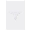 Tezenis Brasiliano In Cotone Organico Tinta Unita Donna Bianco