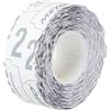 Meto Etichette per prezzatrice (22x12 mm, 1 linea, 12.000 pezzi, bianco, permanente, per Meto, Contact, Sato, Avery, Tovel, Samark, ecc.)