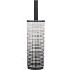 Sealskin Spazzolino per WC Speckles ABS, Nero/Bianco, Plastica, 9.8 x 9.8 x 37.3 cm Accessori per Il Bagno