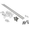 Gardinia Binario per Tende in Alluminio, 13 mm, 120 cm, Bianco