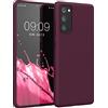 kwmobile Custodia Compatibile con Samsung Galaxy S20 FE Cover - Back Case per Smartphone in Silicone TPU - Protezione Gommata - viola bordeaux