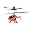 Carson 500507155 Nano Tyrann 230 Gyro IR 2CH, 100% Pronto al Volo, Elicottero radiocomandato (RC) con batterie e Telecomando, Arancione, Nero, Bianco