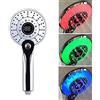 Comely Soffione Doccia a LED Bagno Tenuto in Mano Controllo Della Temperatura a 3 Colori Cambiando colore Doccetta con Display Digitale Risparmio dell'acqua 3 Modalità di Spruzzatura Doccia