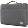 TECOOL Custodia Portatile 14 pollici PC HP Lenovo Acer ASUS Dell Notebook, Macbook Air 15 M2 2023, 15 Pollici Surface Laptop 3, Borsa Sleeve Cover con Maniglia Retrattile, Grigio Scuro