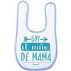 Supermolon 02611 - Bavaglino per bebè, con velcro, blu celeste, unisex