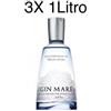 (3 BOTTIGLIE) Gin Mare - Mediterranean Gin - Colecciòn de Autor - 100cl - 1 Litro