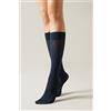 Calzedonia Gambaletti In Microfibra Semicoprenti 30 Denari Blu