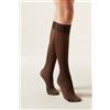 Calzedonia Gambaletti In Microfibra Semicoprenti 30 Denari Marrone