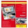 Folex 2999.C.441, 2999C441- Film adesivo Trasparente Polyestere - A4 - (conf.50 fogli) - 50 my - per stampanti laser color e monocromatiche.