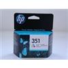 HP CB337EE, HP 351 - 3 Colori - - Cartuccia Originale HP per Deskjet D 4260, Deskjet D 4360, Photosmart C 4270, Photosmart C 4280, Photosmart C 4340, Photosmart C 4380, Photosmart C 4390, Photosmart C 4424, Photosmart C 4472, Photosmart C 4480, Photosmart