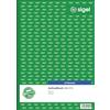 Sigel aufmass libro, con blu, formato A4, 50 fogli con blu