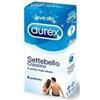 Durex Settebello Classico Preservativi Lubrificati 6 Pezzi