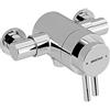 Bristan PM2 CSHXVO C Solo valvola Doccia concentrica esposta al Prisma, Finitura cromata, Bottom Outlet