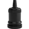 CALEX Creations - Portalampada serie Bell, attacco E27, colore: Nero opaco