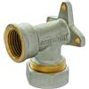 Gomito a Stringere per Tubo Rame Femmina Flangiato Diam. 14 x 1/2