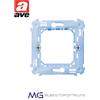 Ave 44A02 Supporto con griffe S44, per scatole tonde Ø 60, 1-2 Mod.