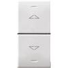 Ave Commutatore Stabile a 3 Posizione 1P 10A - 1 Mod. con Interblocco
