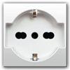 Ave Presa Schuko Bipasso 2P+T 10/16A 250V - Illuminabile - 2 Mod.