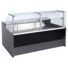 Banco Vetrina Refrigerato Ventilato Portofino con Riserva, Profondità 109 cm, -1°/+7°C - Personalizzabile - Banco Vetrina Refrigerato Ventilato Portofino, Lunghezza 200 cm