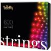 TWINKLY Luci di Natale LED RGB BT+Wifi Controllabili e Personalizzabili con APP SMARTPHONE KIT 600 LED Prolungabili