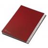 FRASCHINI Classificatore alfabetico FRASCHINI 24x34 cm in cartoncino con 22 scomparti rosso - 640-E-DR
