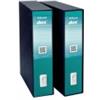 Dox Registratore a leva DOX2 Protocollo 28,5x35 cm - dorso 8 cm verde mare D26212