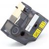 Nastro per etichettatrice compatibile Dymo S0718470 19 mm (Rotolo 5.5 metri) NERO SU GIALLO