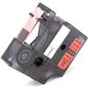 Nastro per etichettatrice compatibile Dymo S0718520 12 mm (Rotolo 5.5 metri) NERO SU ROSSO