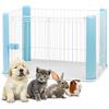 Iris Ohyama Recinto per Cani da Interno con Porta, A60cm, Blu, Plastica, Parco, Per Cucciolo, Gatti, Animali domestici, Interni, Esterni, Gabbia, Cuccia, Canile, CLS-960