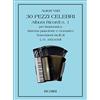 Ricordi 30 Pezzi Celebri per Fisarmonica Anzaghi | Spartiti Accordion Sistema Pianoforte Cromatico | Raccolta Classica Folk Tanghi Valzer Polche Arie Opera | Repertorio Studenti Concertisti Conservatorio