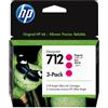 HP Cartucce HP 712 TRIPACK MAGENTA 3ED78A