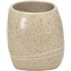 Kleine Wolke Stones 5080226852 - Bicchiere portaspazzolino da Denti, Colore: Marrone Sabbia