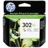 HP F6U67AE Cartuccia Originale HP302XL a colori HP Deskjet 1110 2130 3630 Envy 4520 Officejet 3830 3832 4650