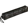 Clairefontaine 410022C Trousse slim Celeste in vera pelle, fantasia pitonata color nero