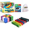 Calmado 360 pezzi Domino in Legno - Set Domino Rally per Bambini e Famiglia - Domino colorati per costruire, impilare e giocare - Domino Family Edition con borsa portaoggetti e istruzioni