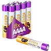 GP AAAA - Set da 8 Batterie | GP Extra | Pile Microstilo AAAA Alcaline da 1,5V / MN2500 / LR61 - Lunga Durata