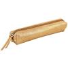 Clairefontaine 410023C Trousse slim Celeste in vera pelle, fantasia disco color oro