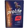 Prolife DualFresh per Cani Adult Mini da 100 gr Gusto Manzo e Oca