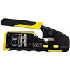 Klein Tools VDV226-110 | Pinza Crimpatrice A Cricchetto Pass Thru | Taglia Spela E Crimpa Cavi Dati | RJ11 RJ12 RJ45 | Struttura In Acciaio Resistente