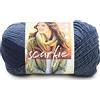 Lion Brand Yarn Scarfie Bulky - Filato, Colore Denim/Blu Navy, 1 Confezione