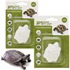 BPS BUENA PET SHOP BPS Blocco di Calcio da 2 Pezzi per Tartarughe Complemento Base Naturale Grande BPS-4133 * 2