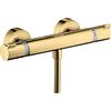 hansgrohe Ecostat Miscelatore termostatico doccia esterno, oro lucido, 13116990