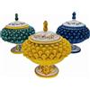 CERAMICHE CALTAGIRONE Porta biscotti Pigna in Ceramica Siciliana Caltagirone - Vari Decori
